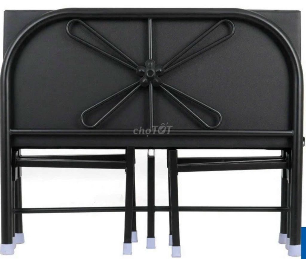 Giường sắt xếp Qui Phúc DONA Luxy 1m2 Đen. Mua bán Giường, chăn ga gối nệm tại Quận Hải Châu Đà Nẵng được đăng bởi tuyettrinh hình 1