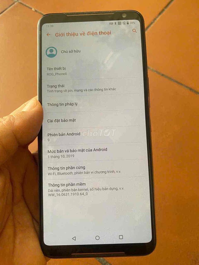 Asus ROG Phone 2 128GB Đen. Mua bán Điện thoại tại Thành phố Thủ Đức Tp Hồ Chí Minh được đăng bởi Thanh Tâm hình 1