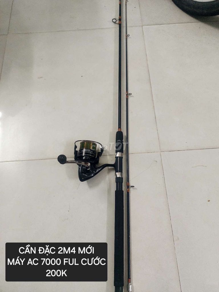 Cần câu cá AC 7000 2m4 Giải trí, thi đấu Mới