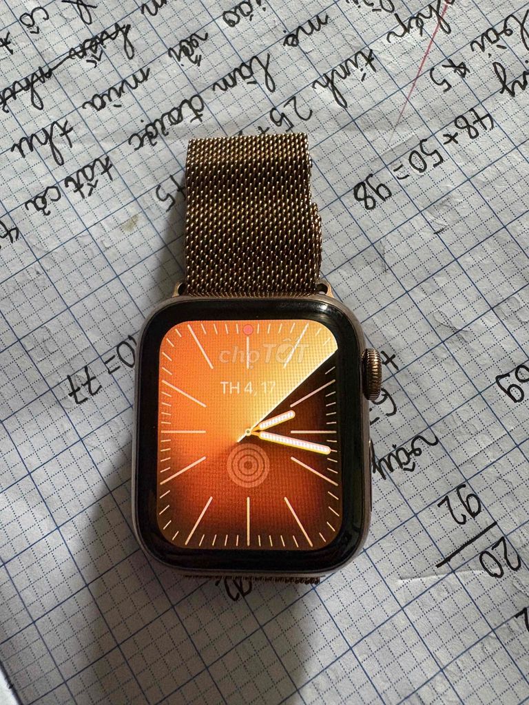 Apple Watch Series 4 40mm Vàng. Mua bán Thiết bị đeo thông minh tại Huyện Hải Hậu Nam Định được đăng bởi Anh Nguyễn hình 1