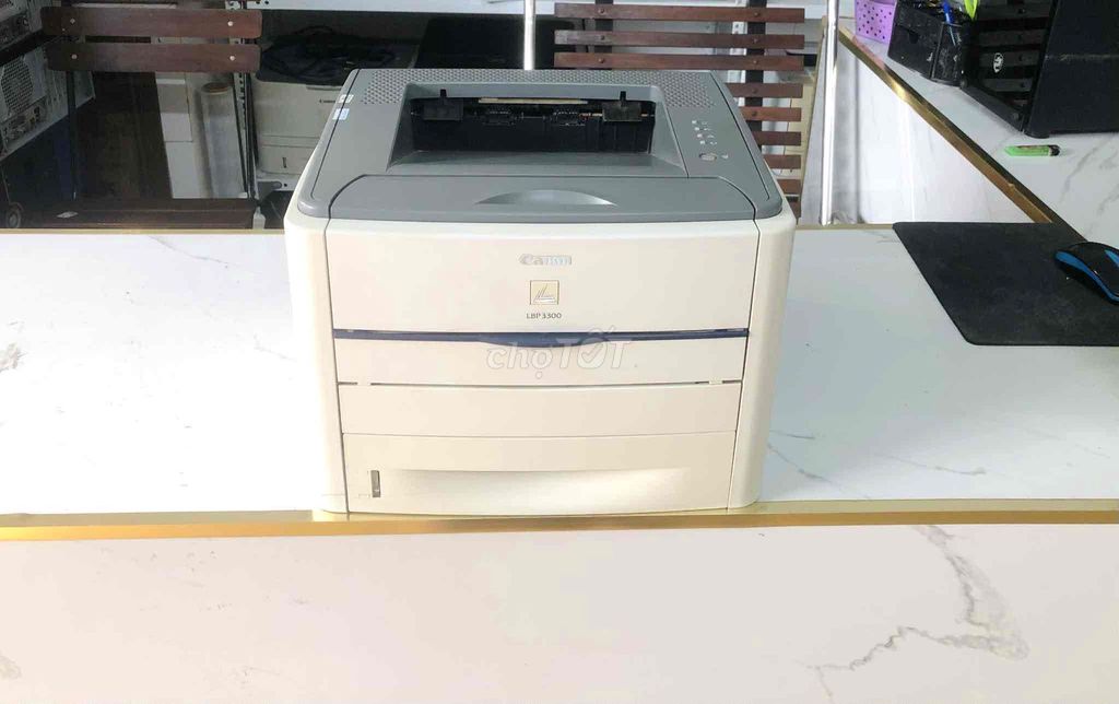 Máy in Canon LBP 3300 Trắng. Mua bán Đồ dùng văn phòng tại Quận Kiến An Hải Phòng được đăng bởi Sơn  hình 1