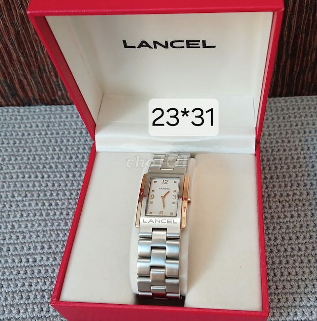 Đồng hồ Nữ hàng hiệu Thụy sỹ Lancel nguyên hộp