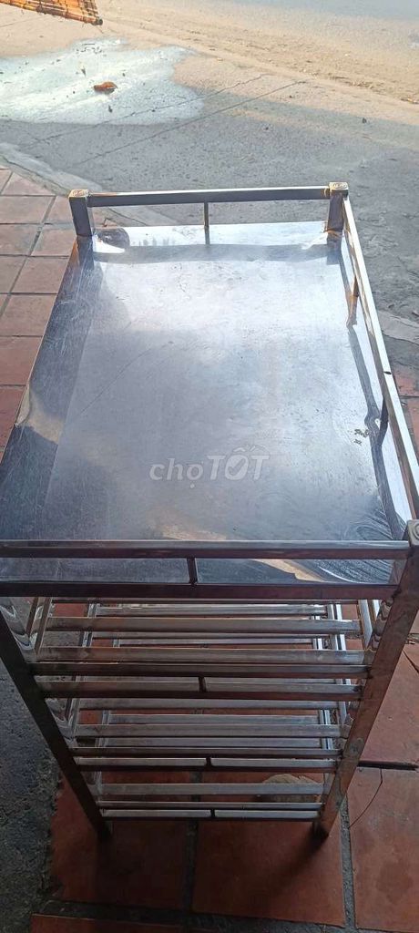 Kệ Inox 3 tầng 80x50x105 cm Đã sử dụng. Mua bán Tủ, kệ gia đình tại Thành phố Dĩ An Bình Dương được đăng bởi Lê Dịu hình 1