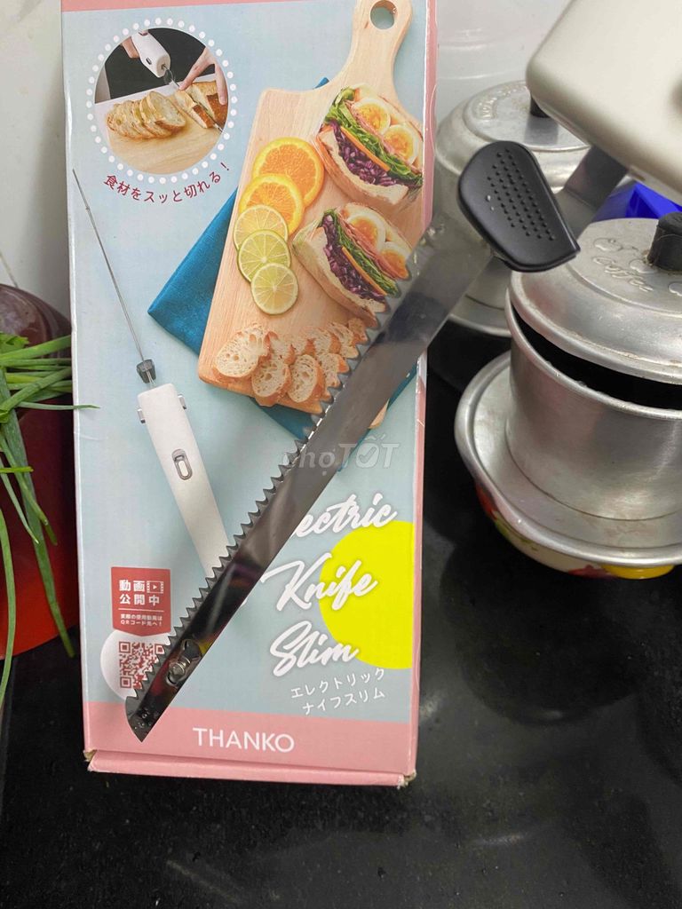 Dao điện THANKO Electric Knife Slim Trắng. Mua bán Dụng cụ nhà bếp tại Quận 6 Tp Hồ Chí Minh được đăng bởi nguyễn thanh nam hình 1