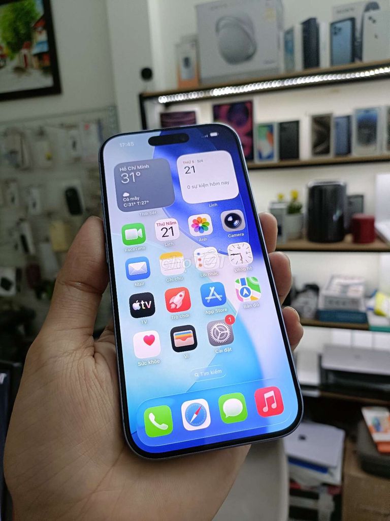 iPhone 17 256GB Xanh blue VN Pin 97% zin cây . Mua bán Điện thoại tại Quận Thanh Khê Đà Nẵng được đăng bởi TT PHONE SALE GIÁ SỈ hình 1