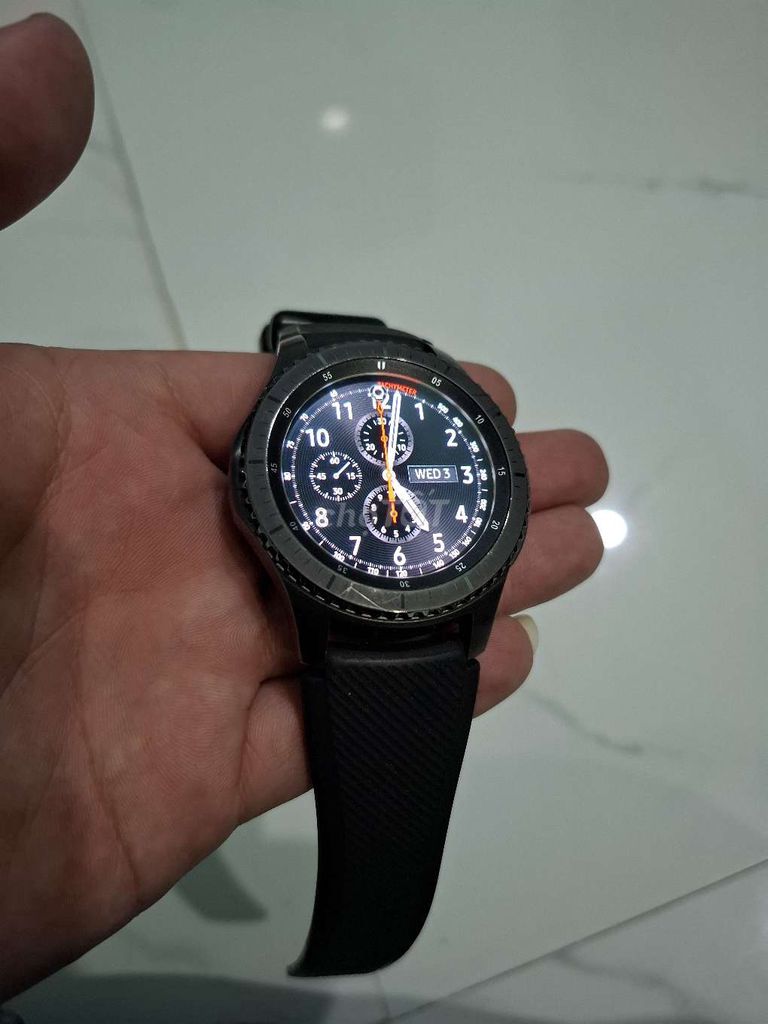 Samsung Gear S3 Đen. Mua bán Thiết bị đeo thông minh tại Thành phố Bến Tre Bến Tre được đăng bởi Hà Huy Phúc hình 1
