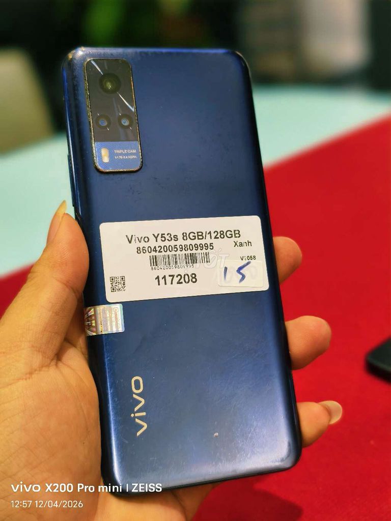 Vivo Y53s 8GB/128GB Xanh zin full thanh lý. Mua bán Điện thoại tại Quận Tân Bình Tp Hồ Chí Minh được đăng bởi Táo Bán Lổ hình 1