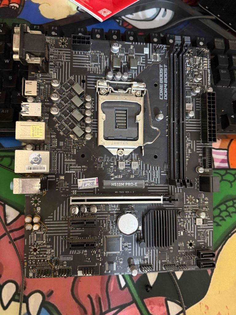 Bo mạch chủ MSI H510M PRO-E DDR4 Đen. Mua bán Linh kiện (RAM, Card...) tại Huyện Hưng Hà Thái Bình được đăng bởi Bùi Trung Hiếu hình 1