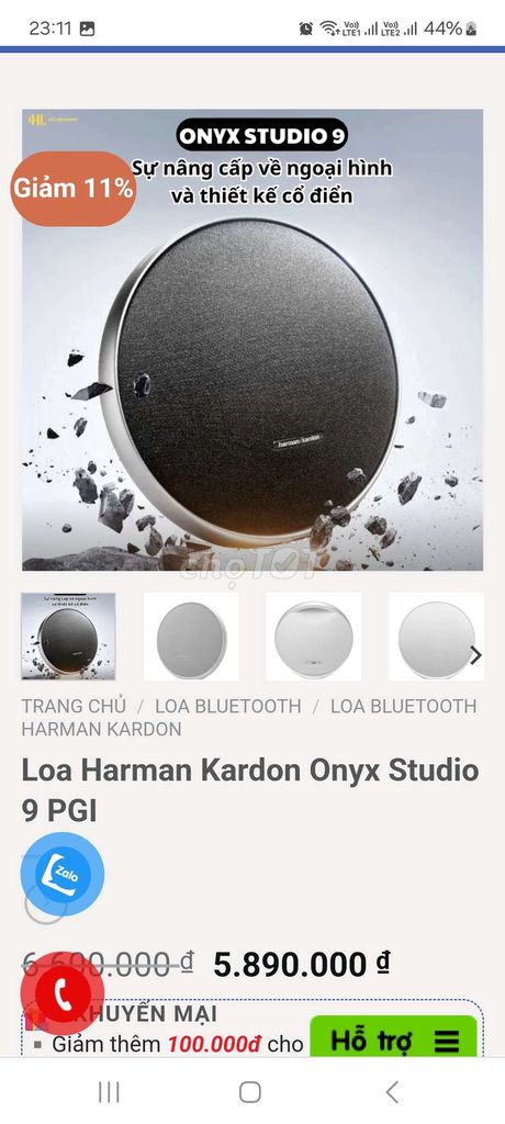 Bluetooth Harman Kardon Onyx Studio 9