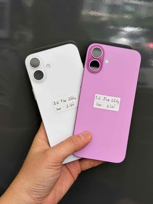 16 plus 256GB Mỹ Sạc 1L Pin 100 Trắng Hồng IOS 18