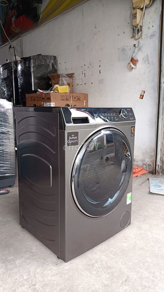 Máy giặt sấy Aqua Inverter giặt 10 kg-sấy 6 kg,NEW. Mua bán Máy giặt tại Quận 12 Tp Hồ Chí Minh được đăng bởi KHO ĐIỆN MÁY  hình 3