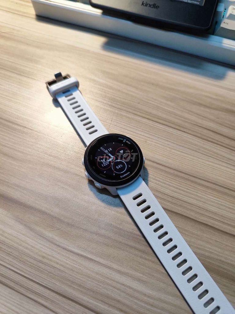 Garmin Forerunner 55 Trắng. Mua bán Thiết bị đeo thông minh tại Thành phố Thủ Đức Tp Hồ Chí Minh được đăng bởi Tran Viet Anh hình 1