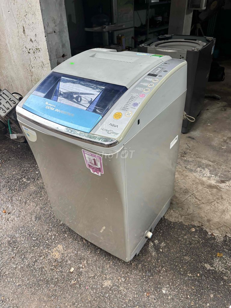 Máy giặt Aqua DDM Inverter Xám 9kg. Mua bán Máy giặt tại Huyện Thường Tín Hà Nội được đăng bởi Điện Lạnh Tâm Tín Hà Nội hình 1