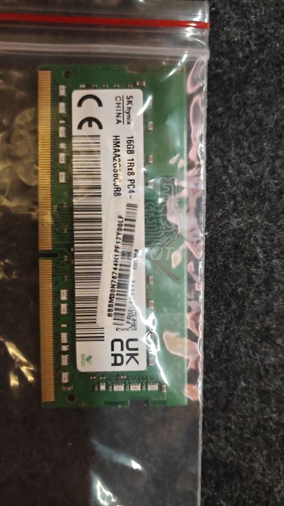 RAM SK Hynix DDR4 16GB 3200Mhz Laptop. Mua bán Linh kiện (RAM, Card...) tại Quận Ba Đình Hà Nội được đăng bởi Tuan Dung Vu hình 1