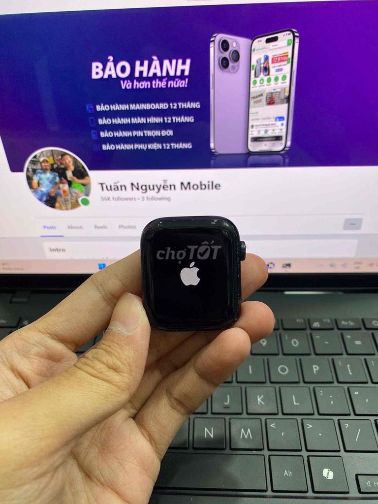 Apple Watch SE - 2nd - 44mm VN/A 32G  - Pin 75%. Mua bán Thiết bị đeo thông minh tại Quận 3 Tp Hồ Chí Minh được đăng bởi Tuấn Nguyễn Mobile  hình 1