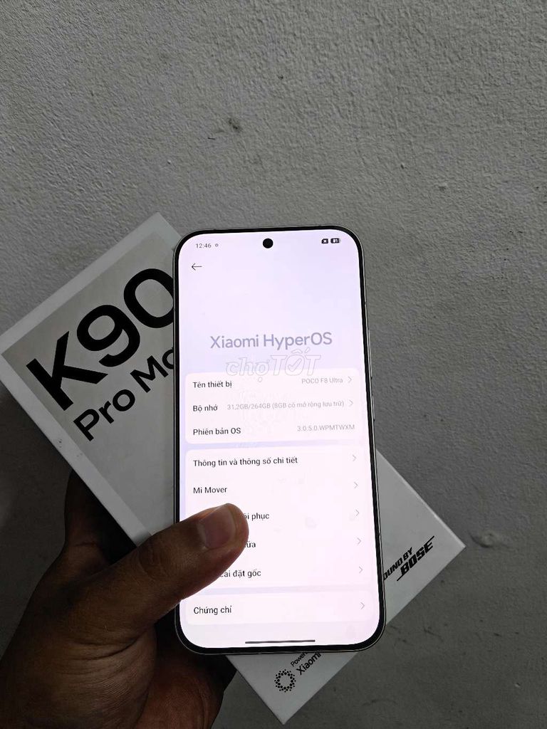 Xiaomi Redmi K90 Pro Max 256GB Trắng. Mua bán Điện thoại tại Quận Đống Đa Hà Nội được đăng bởi Triệu Đăng Vũ hình 1