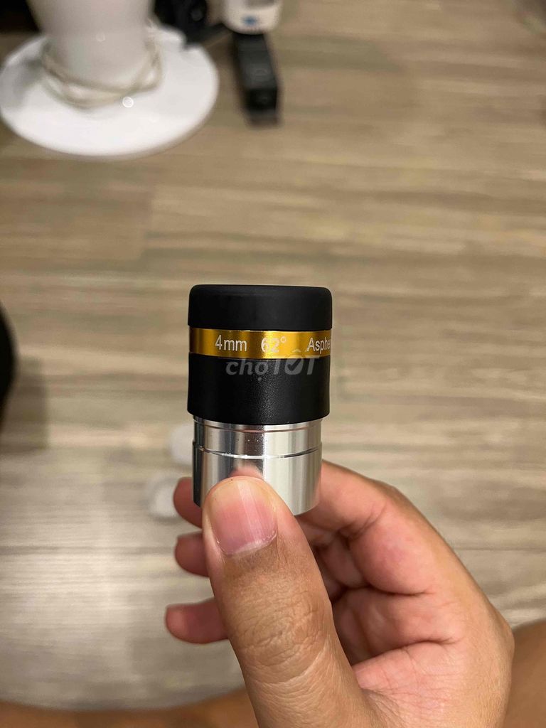 Thị kính Celestron Aspheric 4mm Đen Bạc