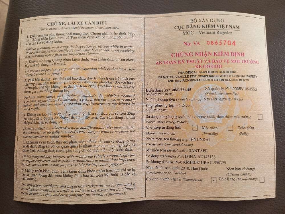 2010 SLX - 100000 km. Mua bán Ô tô tại Huyện Chương Mỹ Hà Nội được đăng bởi Lê Tuấn Hiệp hình 3