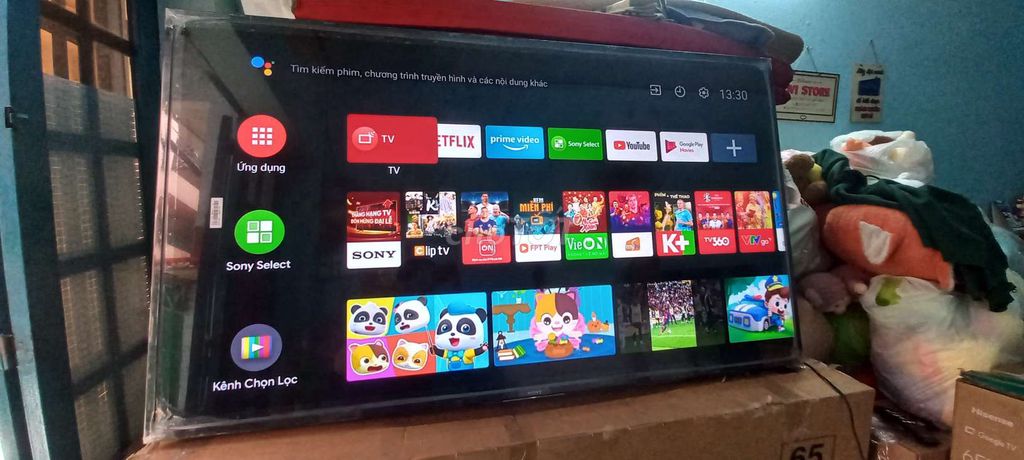 Android Tivi Sony 65inch 4K giọng nói, mẫu 2019