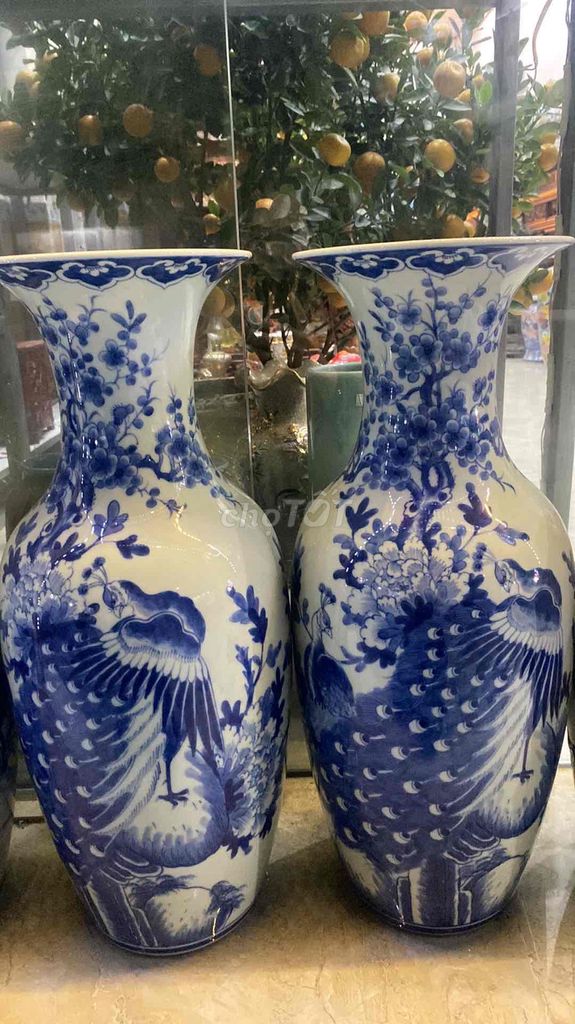 Lục bình Gốm sứ Bát Tràng 50cm. Mua bán Đồ sưu tầm, đồ cổ tại Huyện An Dương Hải Phòng được đăng bởi Triệu Nam hình 1