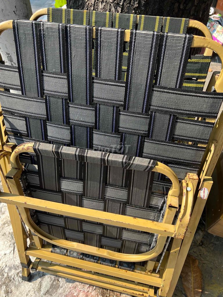 Ghế xếp kim loại vải mới. Mua bán Bàn ghế tại Quận Gò Vấp Tp Hồ Chí Minh được đăng bởi gia dụng thiện phát gò vấp hình 1