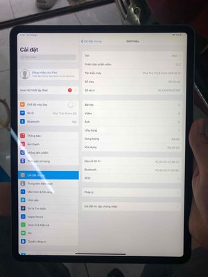 ipad pro 12.9 2018 64Gb máy đẹp 98% pin zin 100%