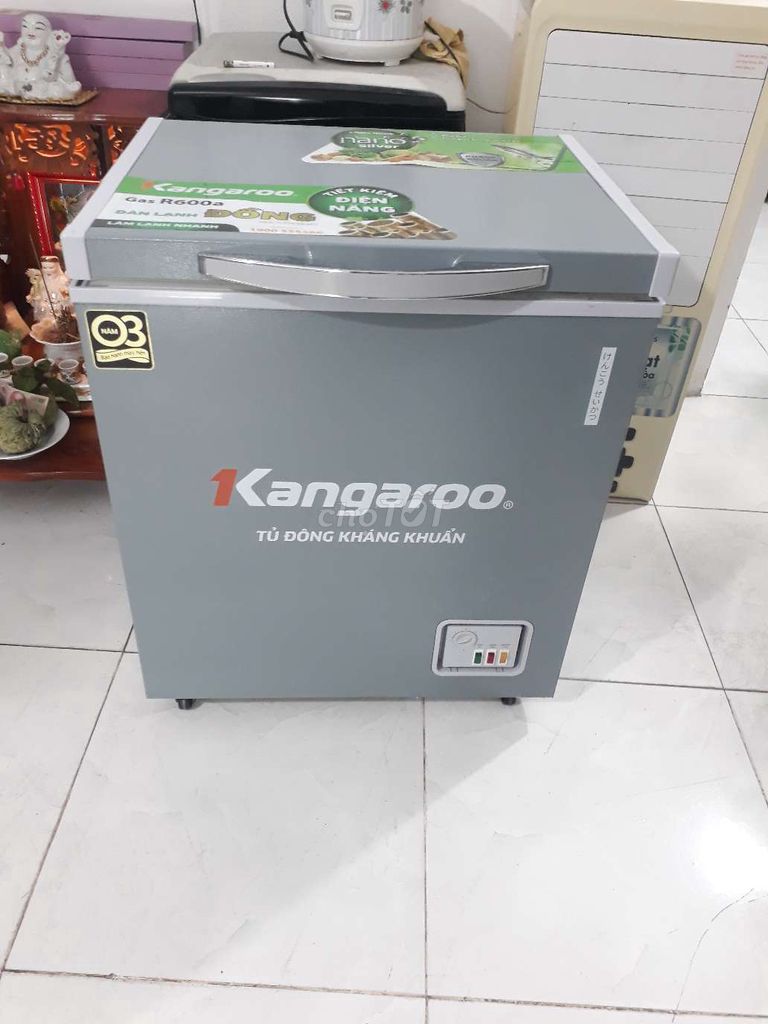 Tủ đông kangaroo 100Lít còn zin làm đông nhanh. Mua bán Tủ lạnh tại Quận 12 Tp Hồ Chí Minh được đăng bởi Phương Anh  hình 1