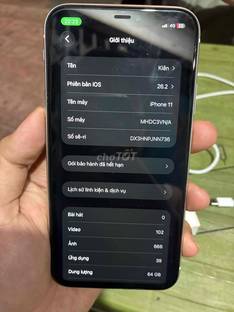 Apple iPhone 11 64GB Trắng VN/A. Mua bán Điện thoại tại Quận Hà Đông Hà Nội được đăng bởi Hoàng Kiên hình 1