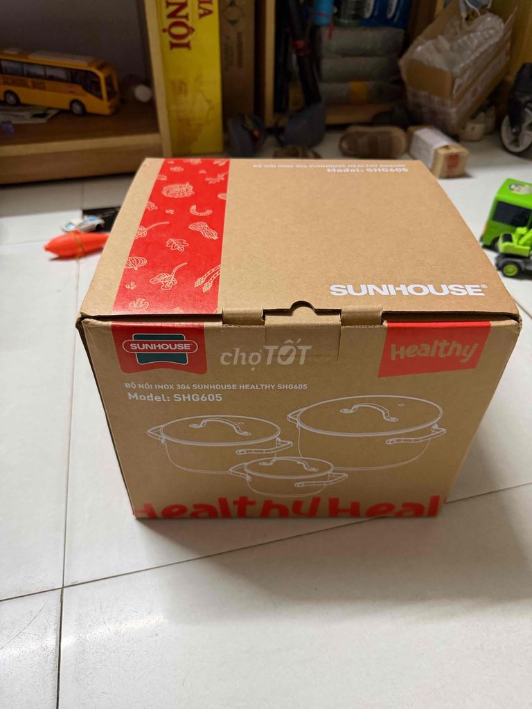 Bộ nồi SUNHOUSE SHG605 Inox 304. Mua bán Dụng cụ nhà bếp tại Quận Hoàng Mai Hà Nội được đăng bởi Vũ Việt Tùng hình 1