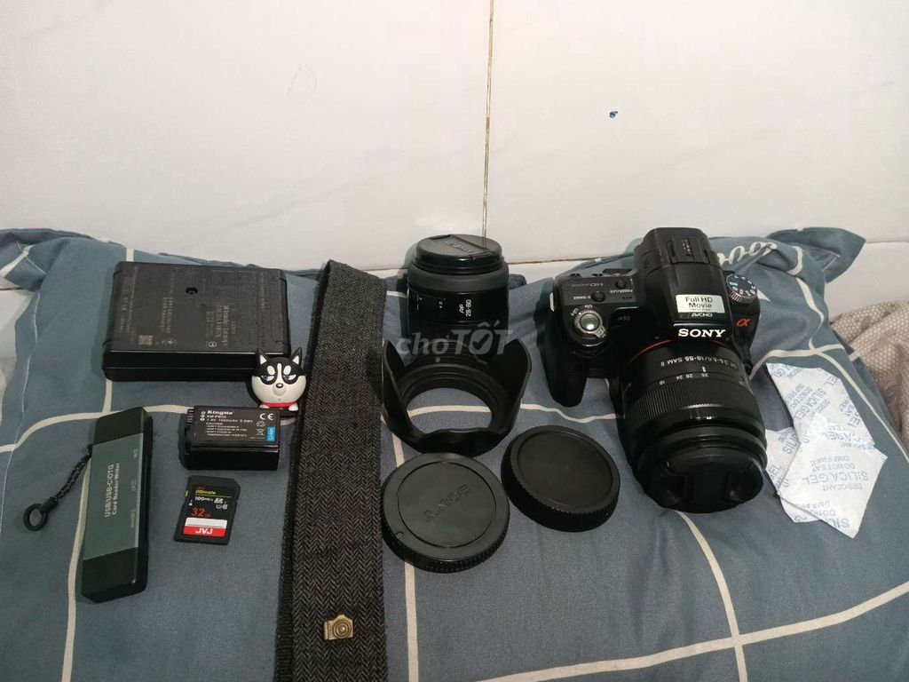 Máy ảnh Sony A55 Kit 18-55 SAM II Đen. Mua bán Máy ảnh, Máy quay tại Huyện Bình Chánh Tp Hồ Chí Minh được đăng bởi Phú Thanh hình 1