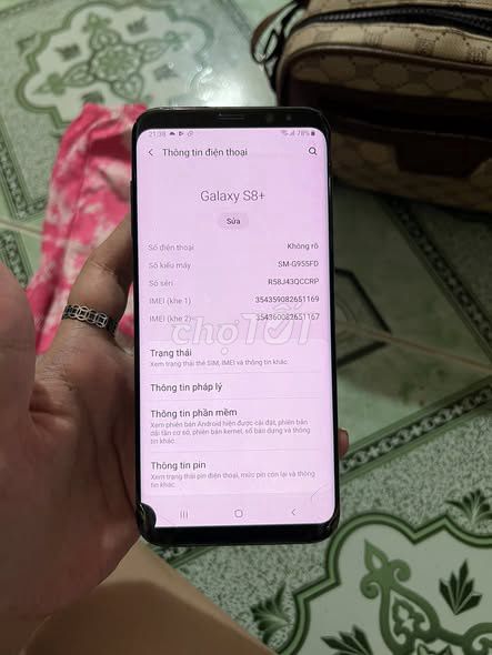 Samsung Galaxy S8+ Nâu Đã sử dụng. Mua bán Điện thoại tại Quận 1 Tp Hồ Chí Minh được đăng bởi Hội Đồ Điện Tử hình 1