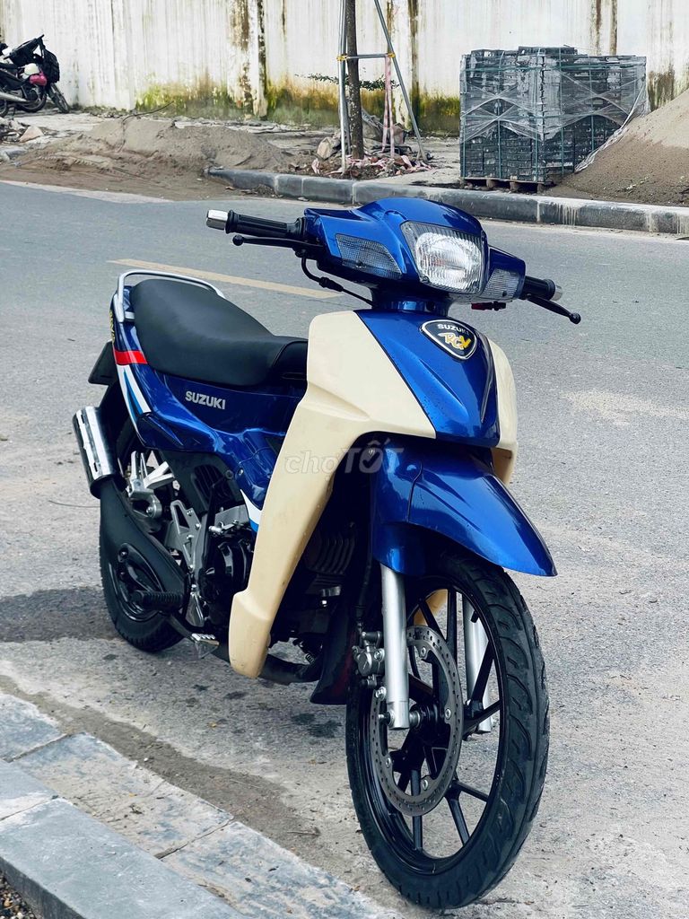 Мотоцикл Suzuki RGV Xipo 2000, сине-бежевый