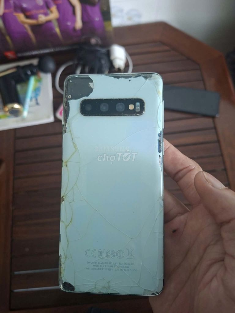 bán Samsung Galaxy S10 Trắng Đã thay màn bản việt. Mua bán Điện thoại tại Huyện Tuy Phước Bình Định được đăng bởi Văn Tuấn Lâm hình 1