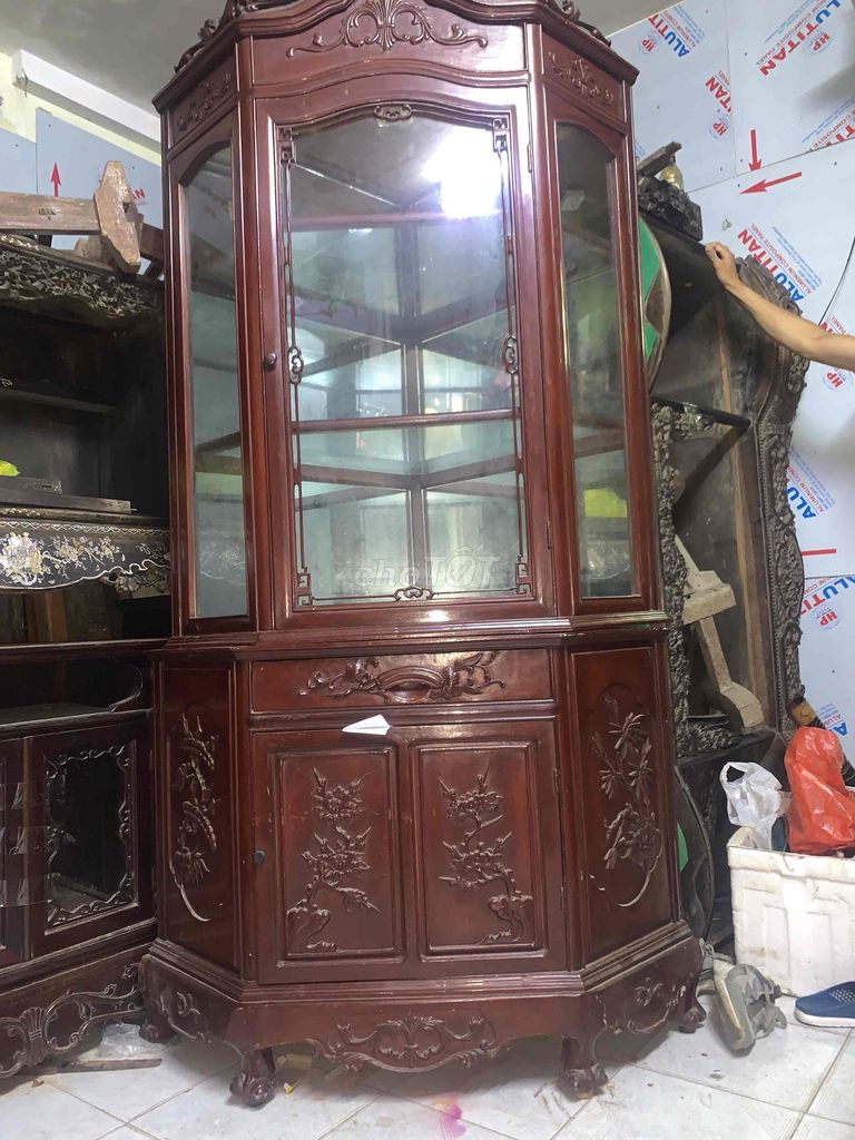 Tủ góc Gỗ Nâu 75 cm. Mua bán Tủ, kệ gia đình tại Quận Đống Đa Hà Nội được đăng bởi nguyễn văn chính hình 1