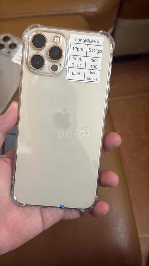 iPhone 12 Pro Max 512GB Vàng. Mua bán Điện thoại tại Quận Cầu Giấy Hà Nội được đăng bởi Long blue 9x hình 1