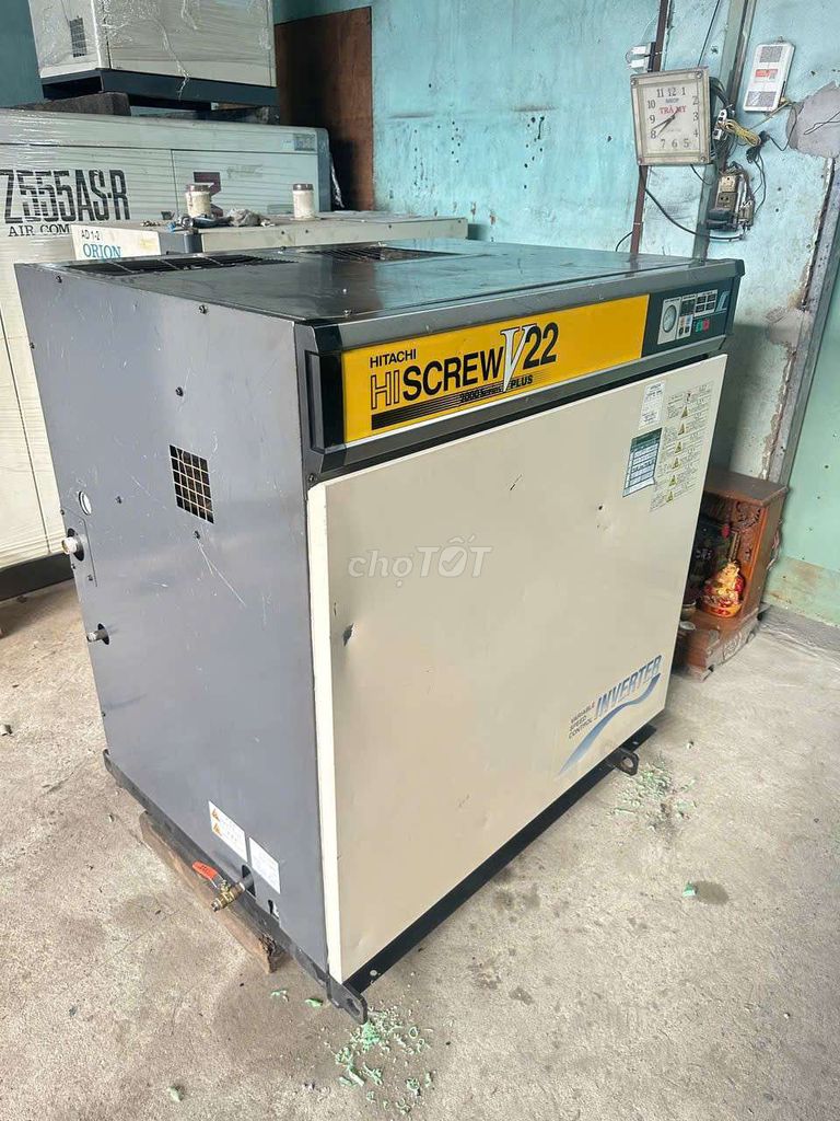 Máy nén khí trục vít Hitachi 30hp nhật. Mua bán Đồ chuyên dụng, Giống nuôi trồng tại Quận Bình Tân Tp Hồ Chí Minh được đăng bởi Nén Khí Thái Hân  hình 1