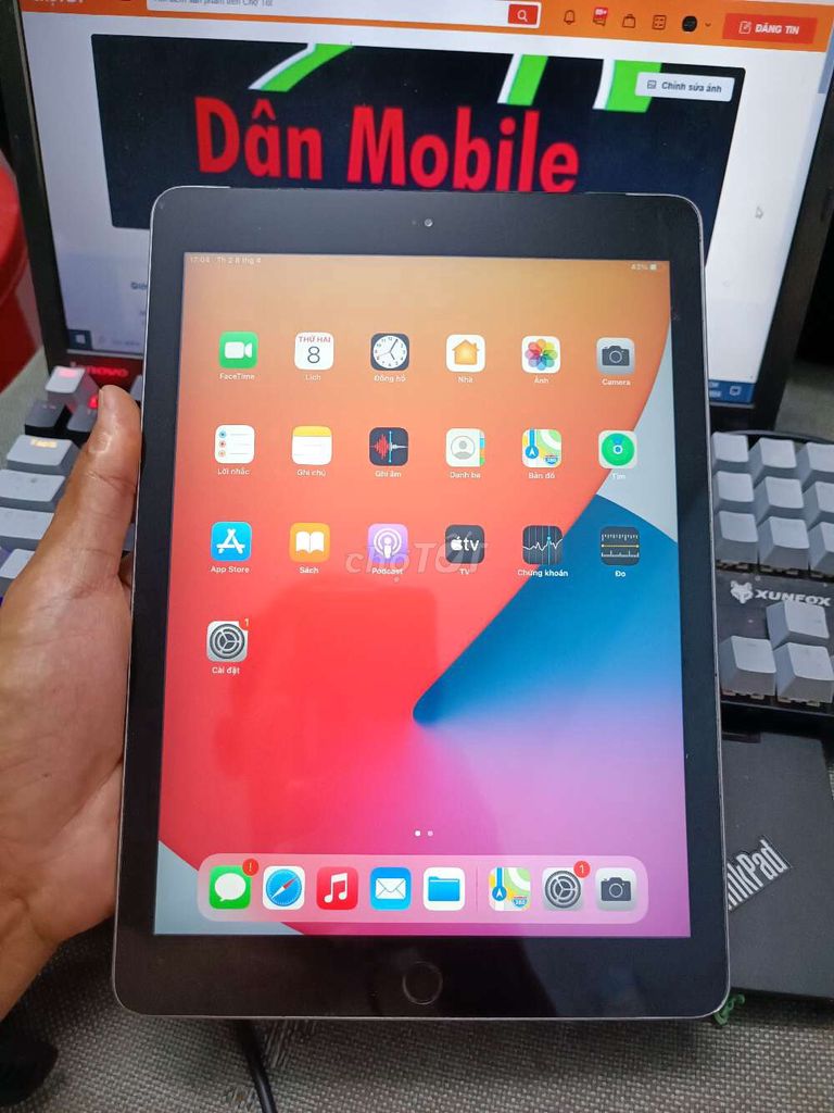 IPAD GEN 5 32GB CÓ 4G PIN 8600  ZINFULL CHỨC NĂNG