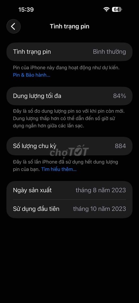 Apple iPhone 15 Pro Max 256GB Titan tự nhiên. Mua bán Điện thoại tại Quận Nam Từ Liêm Hà Nội được đăng bởi Đỗ Quang Trung hình 1