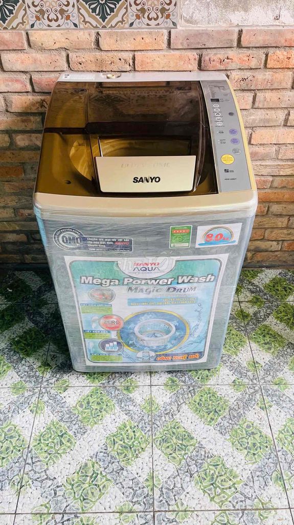 Máy Giặt Sanyo Aqua 8.0KG  BH 12Tháng