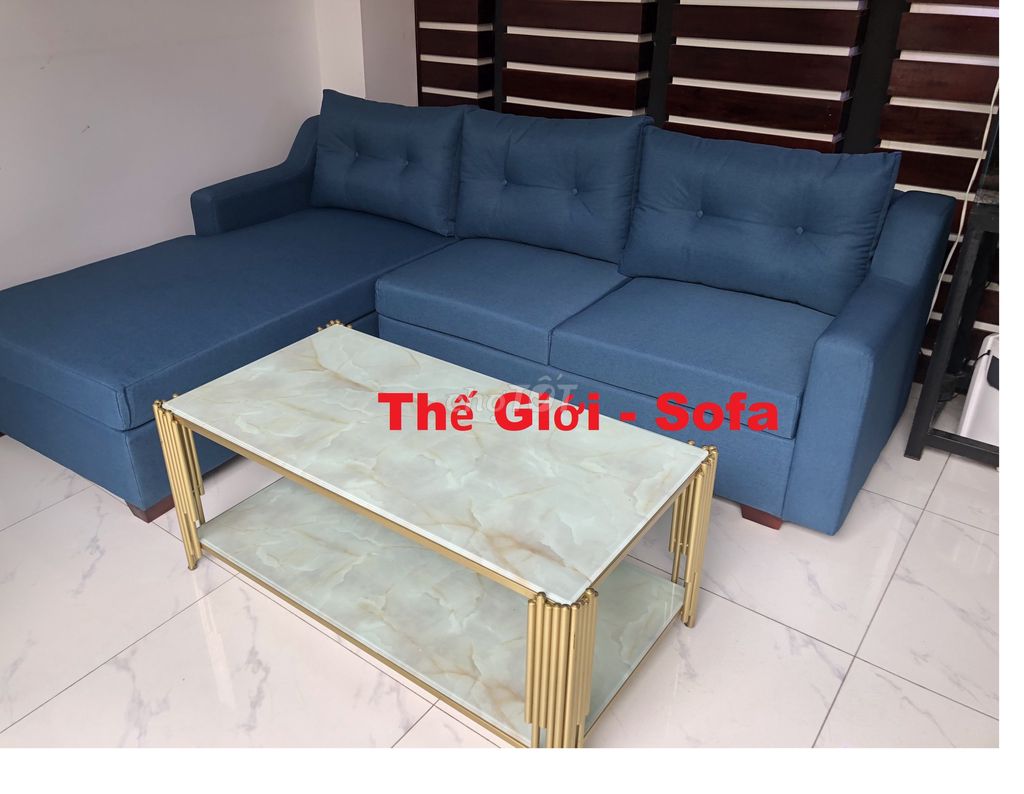 BÀN GHẾ SOFA GÓC L | SOPHA CHỮ L PHÒNG KHÁCH TPHCM