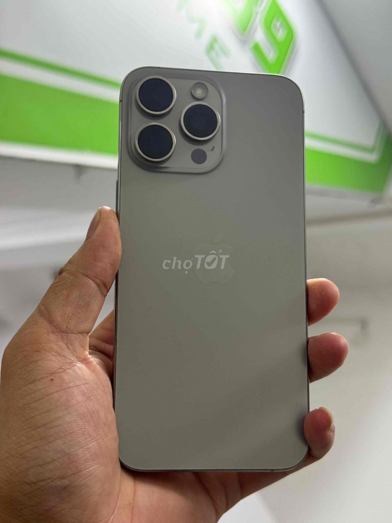 Apple iPhone 15 Pro Max 256GB Xám pin100. Mua bán Điện thoại tại Thành phố Buôn Ma Thuột Đắk Lắk được đăng bởi Cầm Đồ PHÚT 89  hình 1