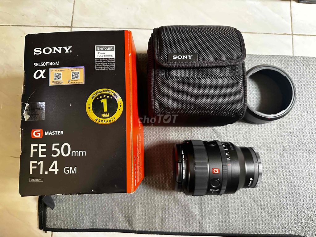 Ống kính Sony FE 50mm F1.4 GM E-mount Đen. Mua bán Máy ảnh, Máy quay tại Quận Thanh Khê Đà Nẵng được đăng bởi NGÔ THANH LIÊM hình 1