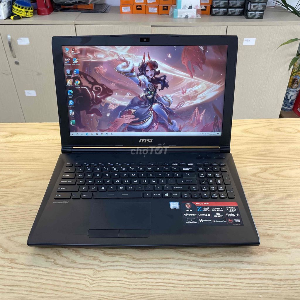 MSI GL62 i5-7300HQ 8GB/128GB/GTX 960M. Mua bán Laptop tại Quận Cầu Giấy Hà Nội được đăng bởi Laptopplusvn hình 1