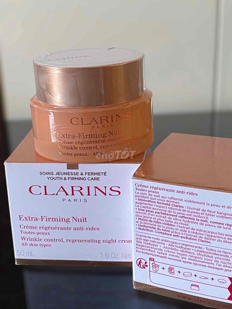 Kem dưỡng da Clarins Extra-Firming Nuit Nữ. Mua bán Phụ kiện thời trang khác tại Quận 10 Tp Hồ Chí Minh được đăng bởi Baby Girl Lovely hình 1