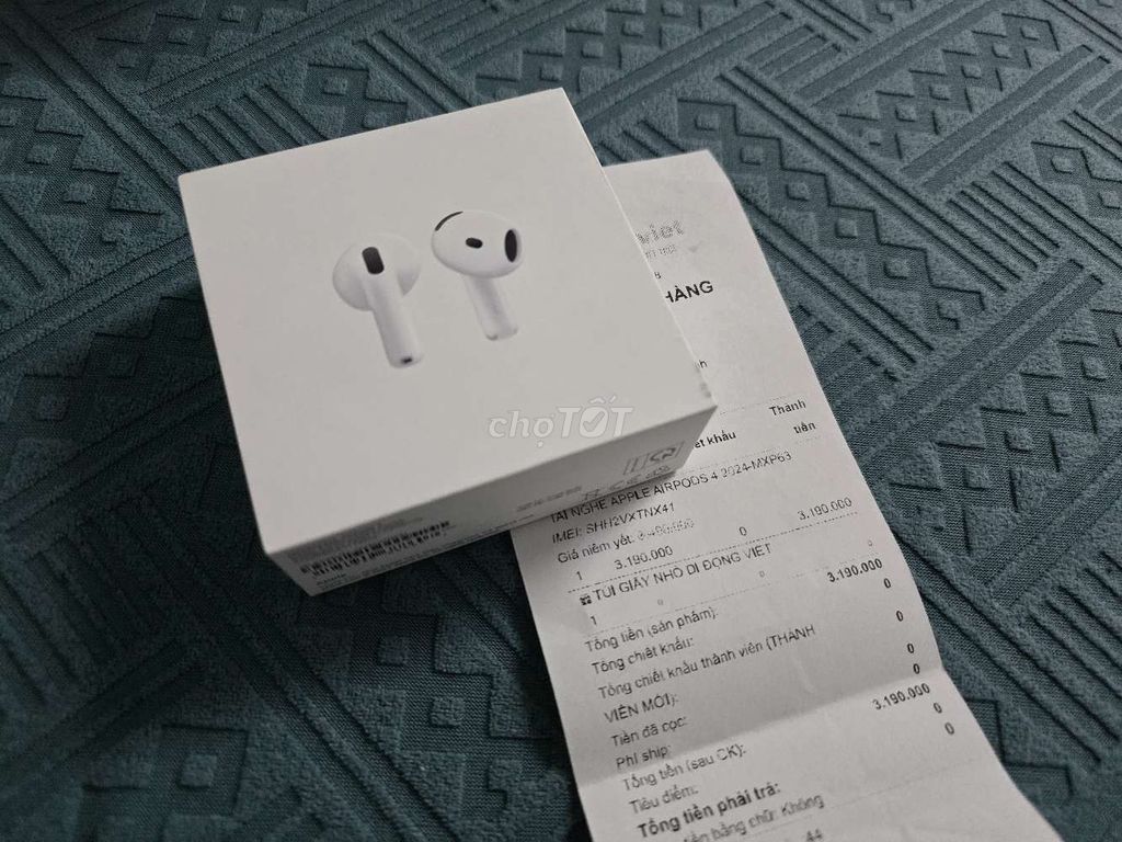 Airpods 4 hàng Vn new 100% fullbox + bill