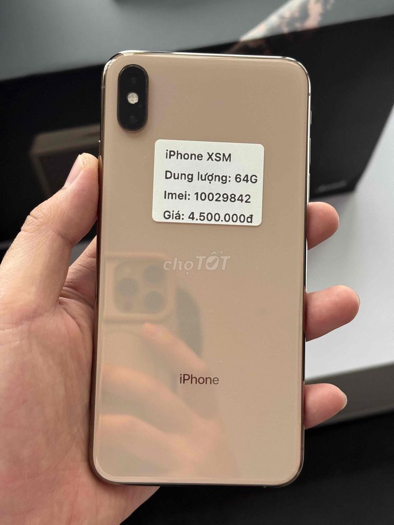 iPhone XS Max 64GB Vàng gold máy đẹp keng. Mua bán Điện thoại tại Thành phố Buôn Ma Thuột Đắk Lắk được đăng bởi Nguyễn Hoàng hình 1