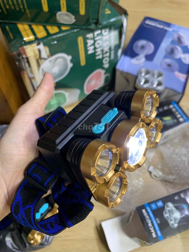 Đèn đội đầu LED. Mua bán Đèn tại Quận Liên Chiểu Đà Nẵng được đăng bởi Shop thanh lý phụ kiện hình 1