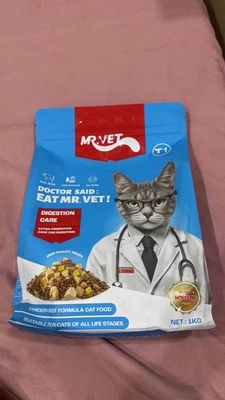 Thức ăn cho mèo Mr.Vet giảm búi lông