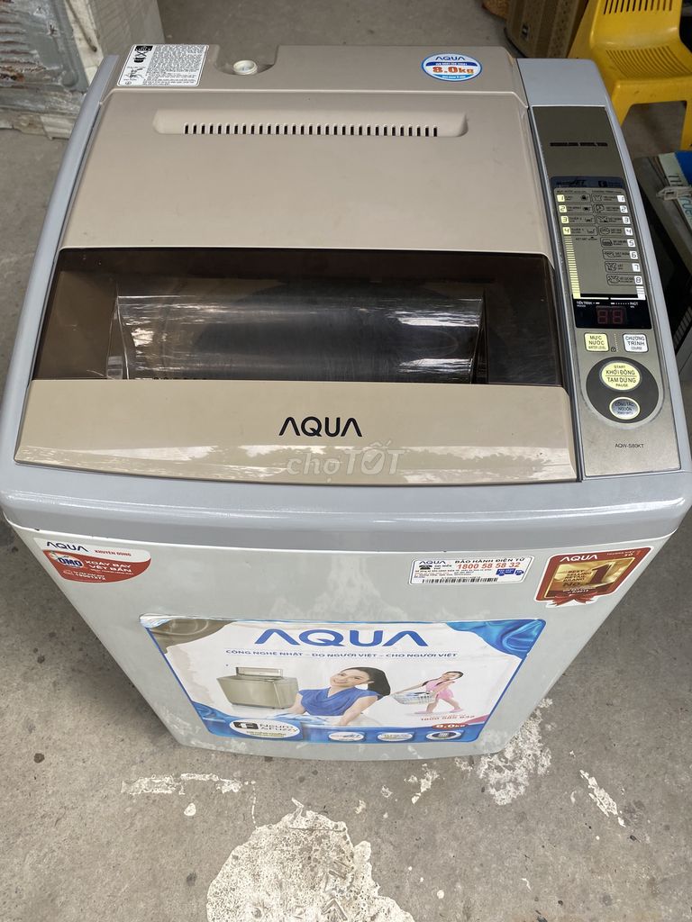 Thanh Lý Máy Giặt Aqua Cửa Đứng 8Kg Mới 90%