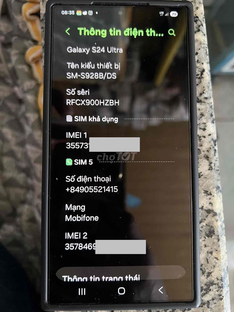 Samsung Galaxy S24 Ultra 512GB Bán Nhanh Qua Lại M. Mua bán Điện thoại tại Quận Liên Chiểu Đà Nẵng được đăng bởi Thần Biển hình 1